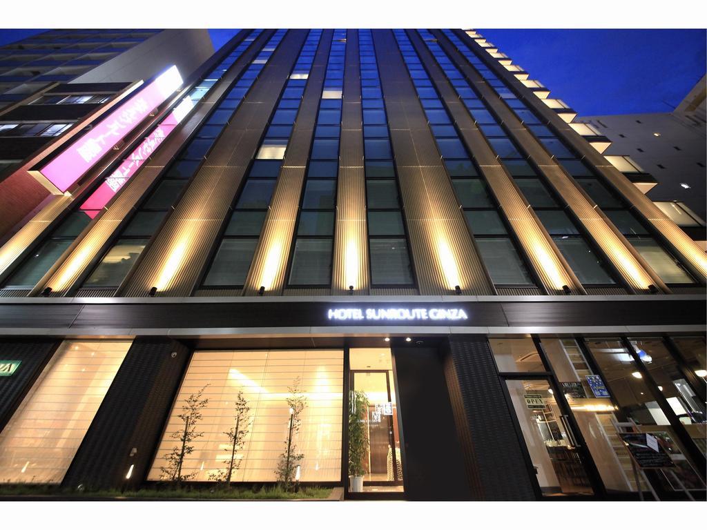 Hotel Sunroute Ginza Tokio Zewnętrze zdjęcie